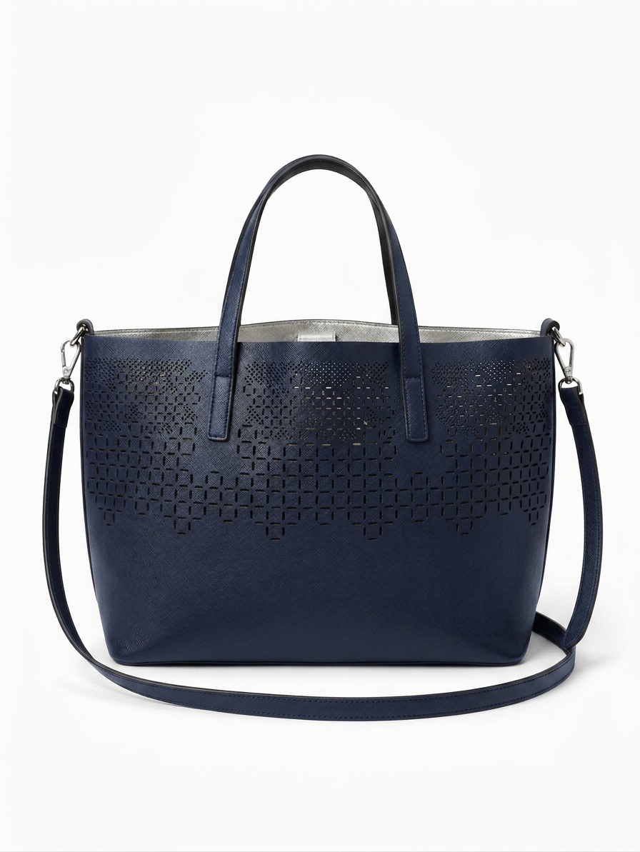 Elegant Cutwork Tote
