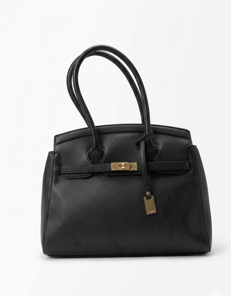 Black Structured Bag