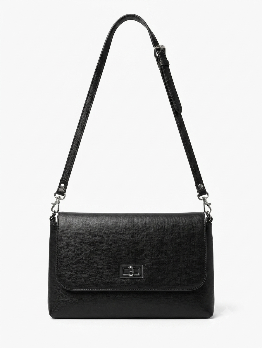 Premium Black Crossbody