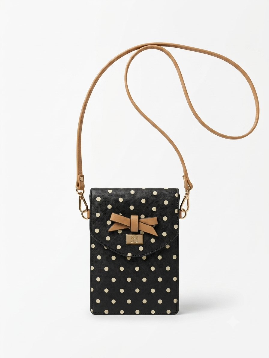 Polka Bow Crossbody