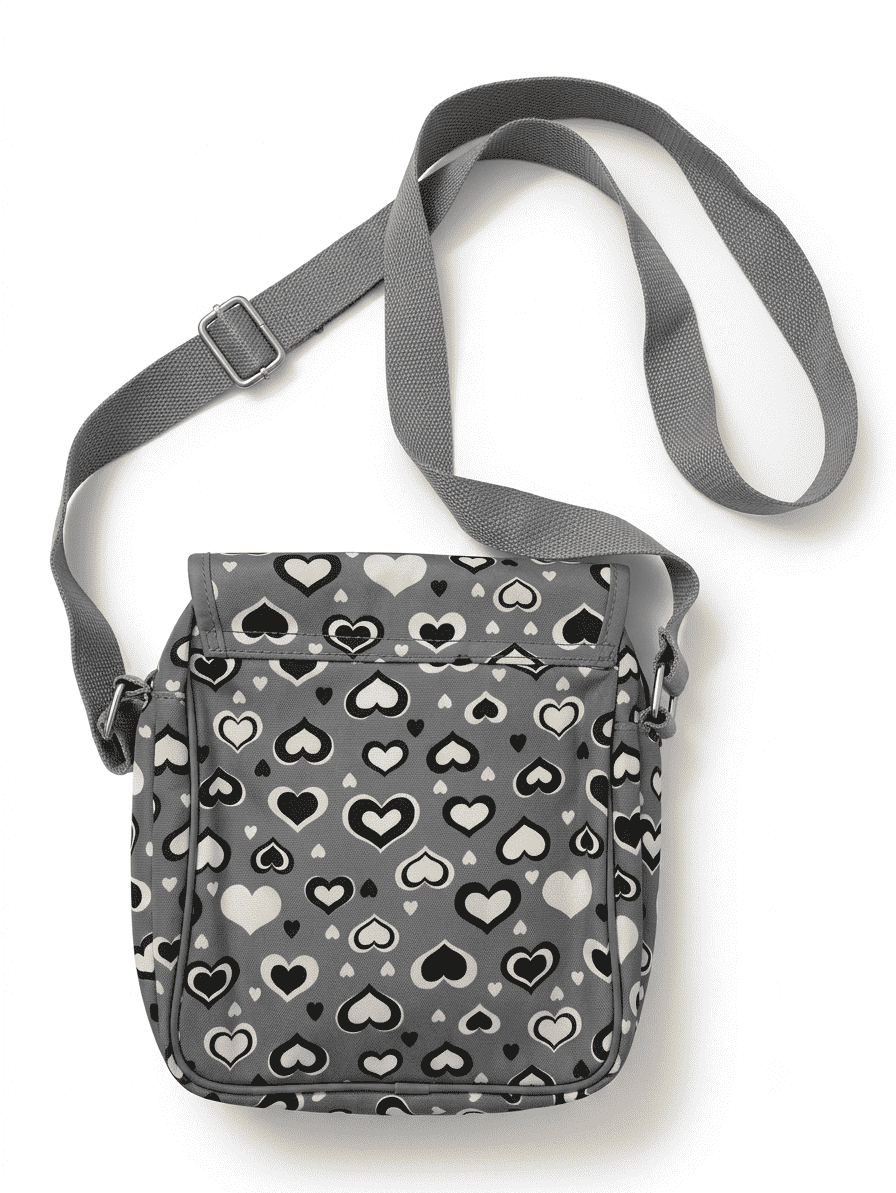 Grey Crossbody Bag