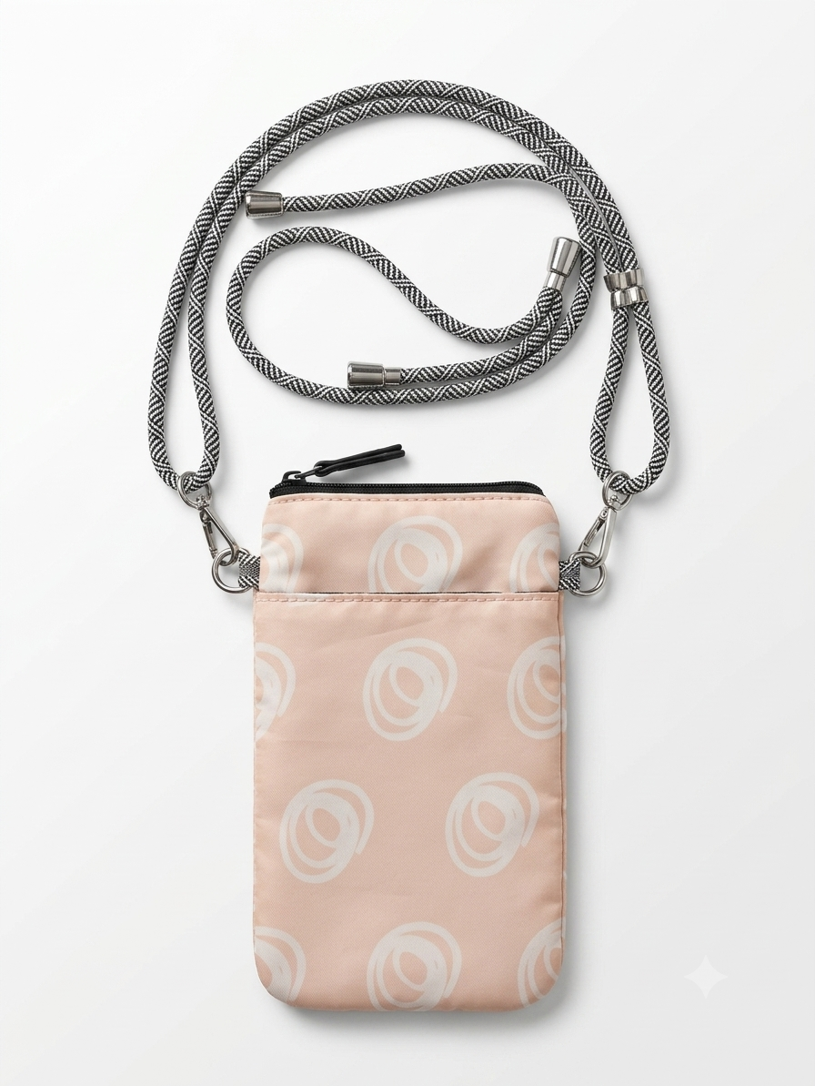 Patterned Cellphone Bag.