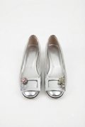 Silver Pumps