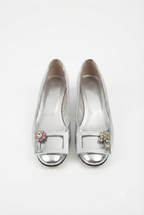 Silver Pumps