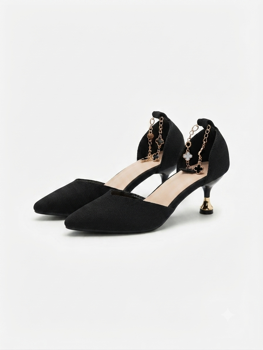 Black Stiletto Heels