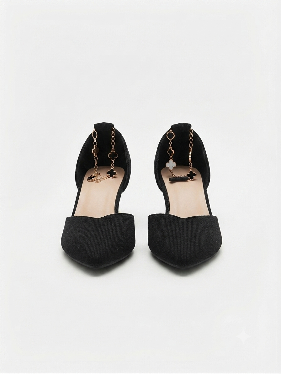 Black Stiletto Heels