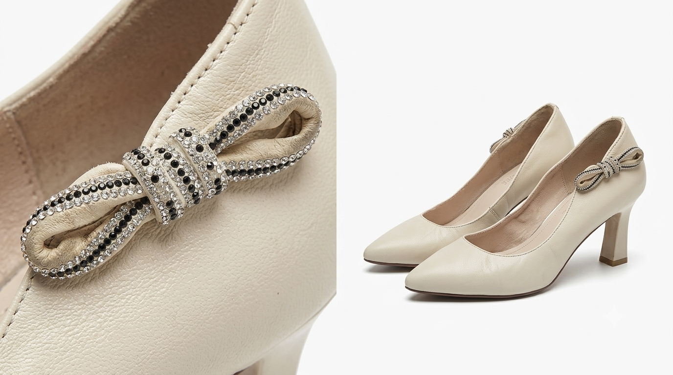 Beige Kitten Heels
