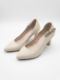 Beige Kitten Heels