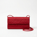 Fabiani Red Satin Clutch