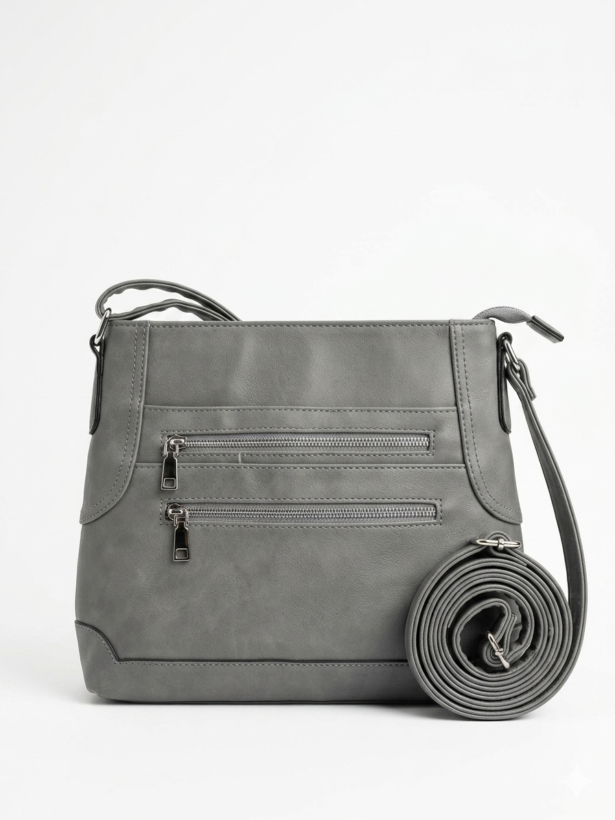 Grey Crossbody bag