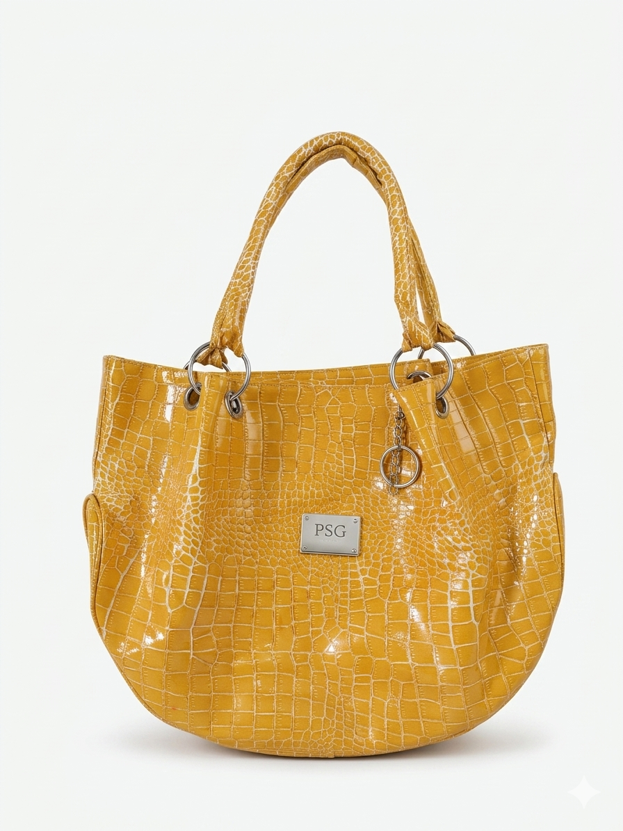 Croc-Texture Bag