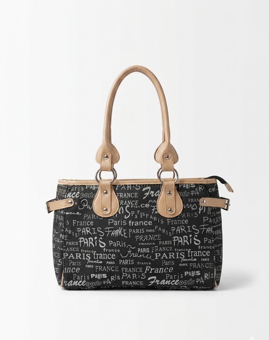Paris Canvas Tote