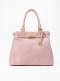 Pink Textured Bag