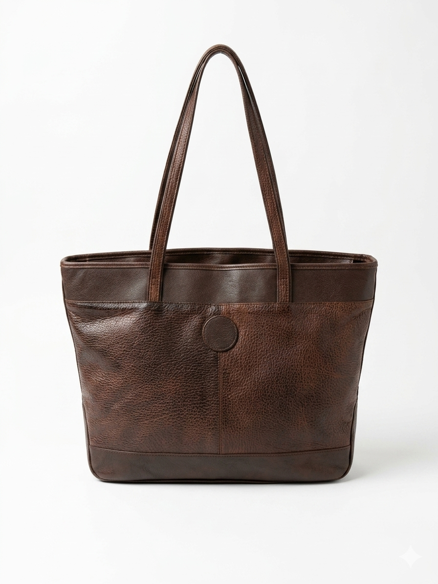 Vintage Leather Tote