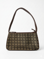 Brown Patterned Handbag