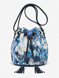 Floral Drawstring Bag