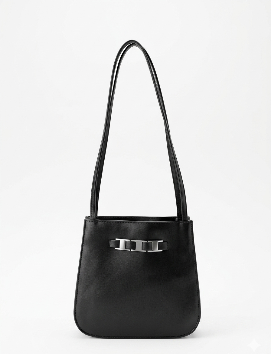 Structured Black Bag