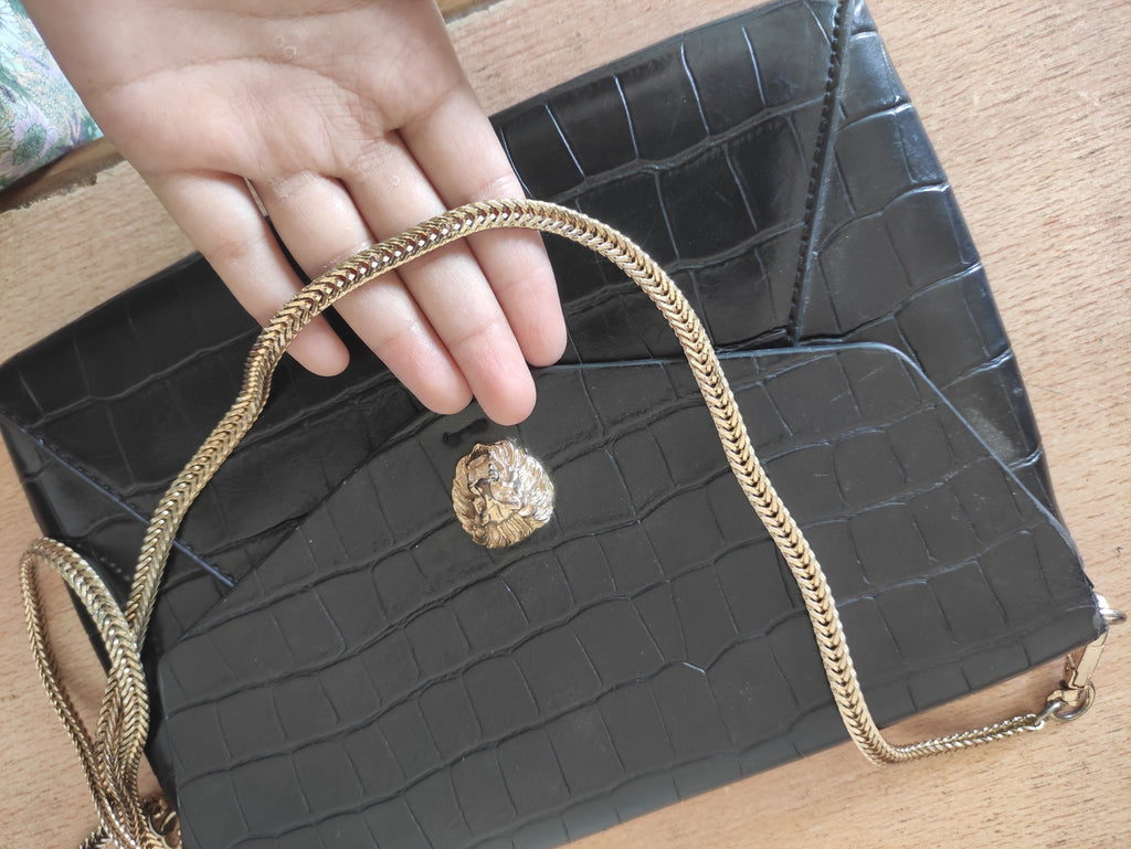 Crocodile Chain Bag