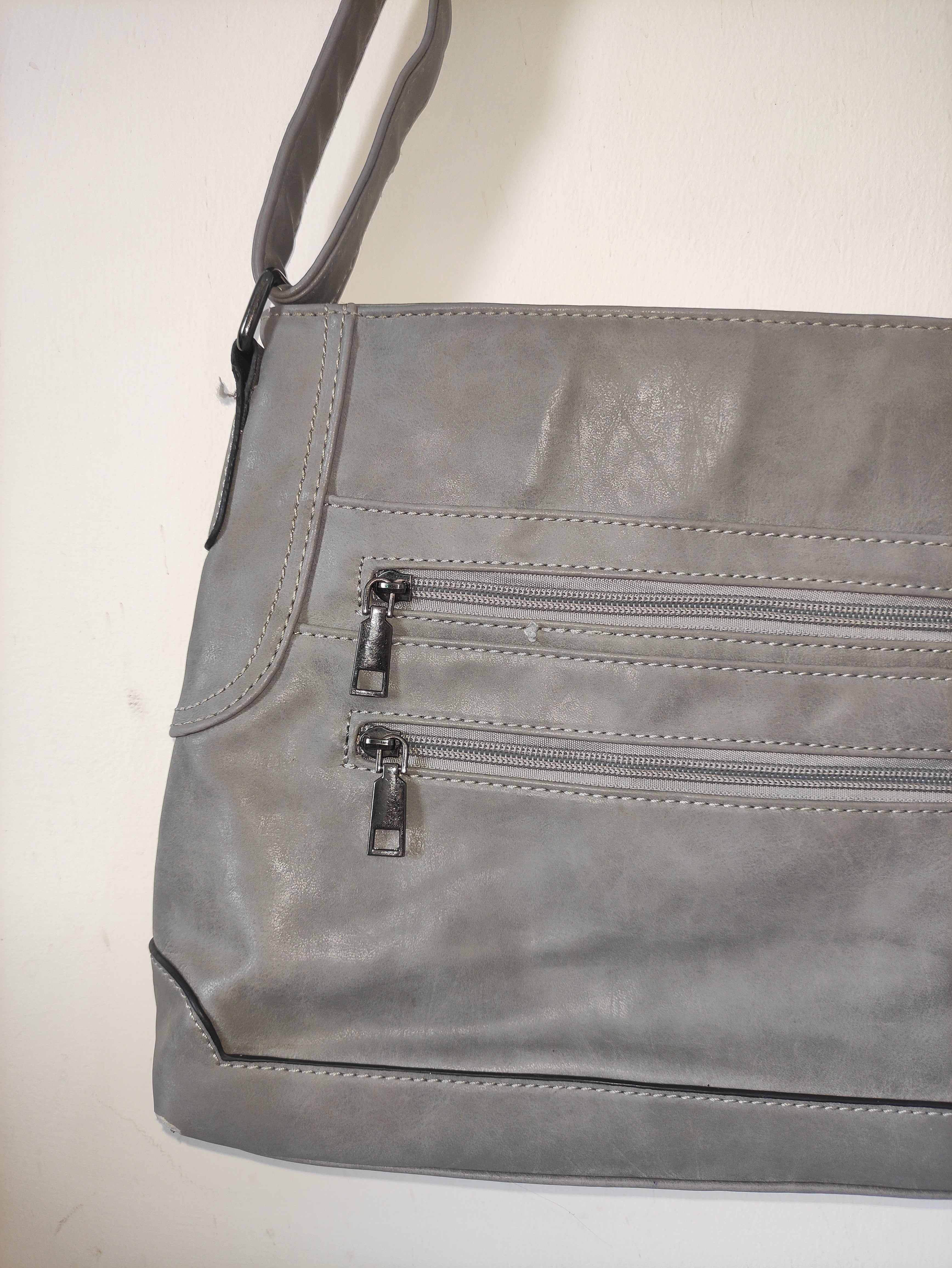 Grey Crossbody bag