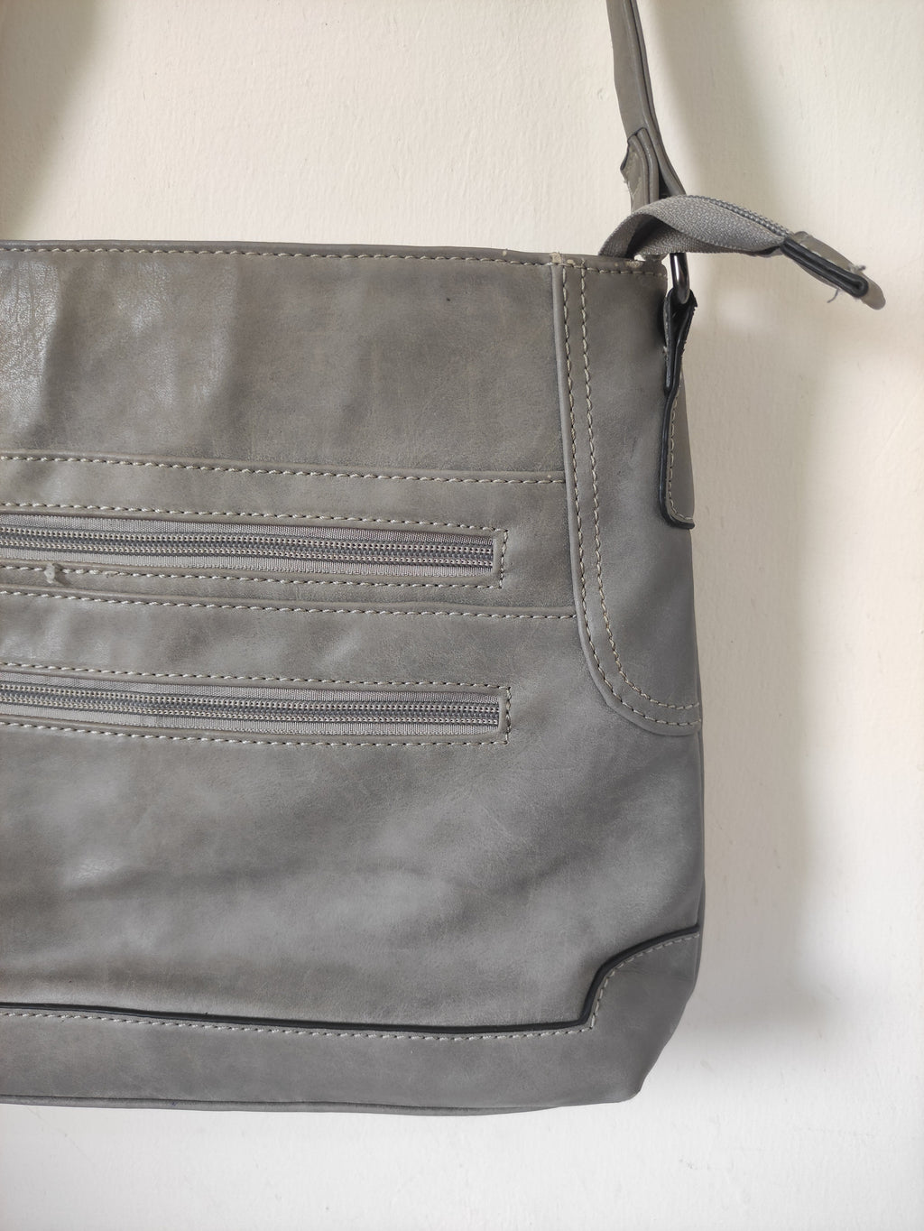 Grey Crossbody bag