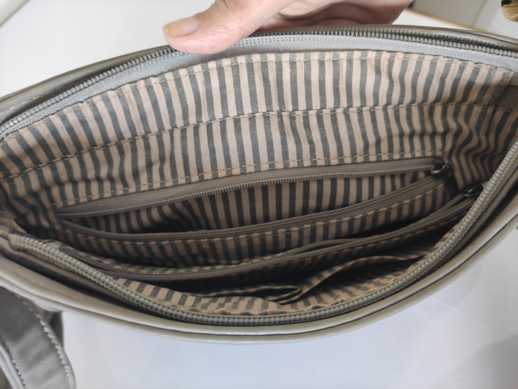 Grey Crossbody bag