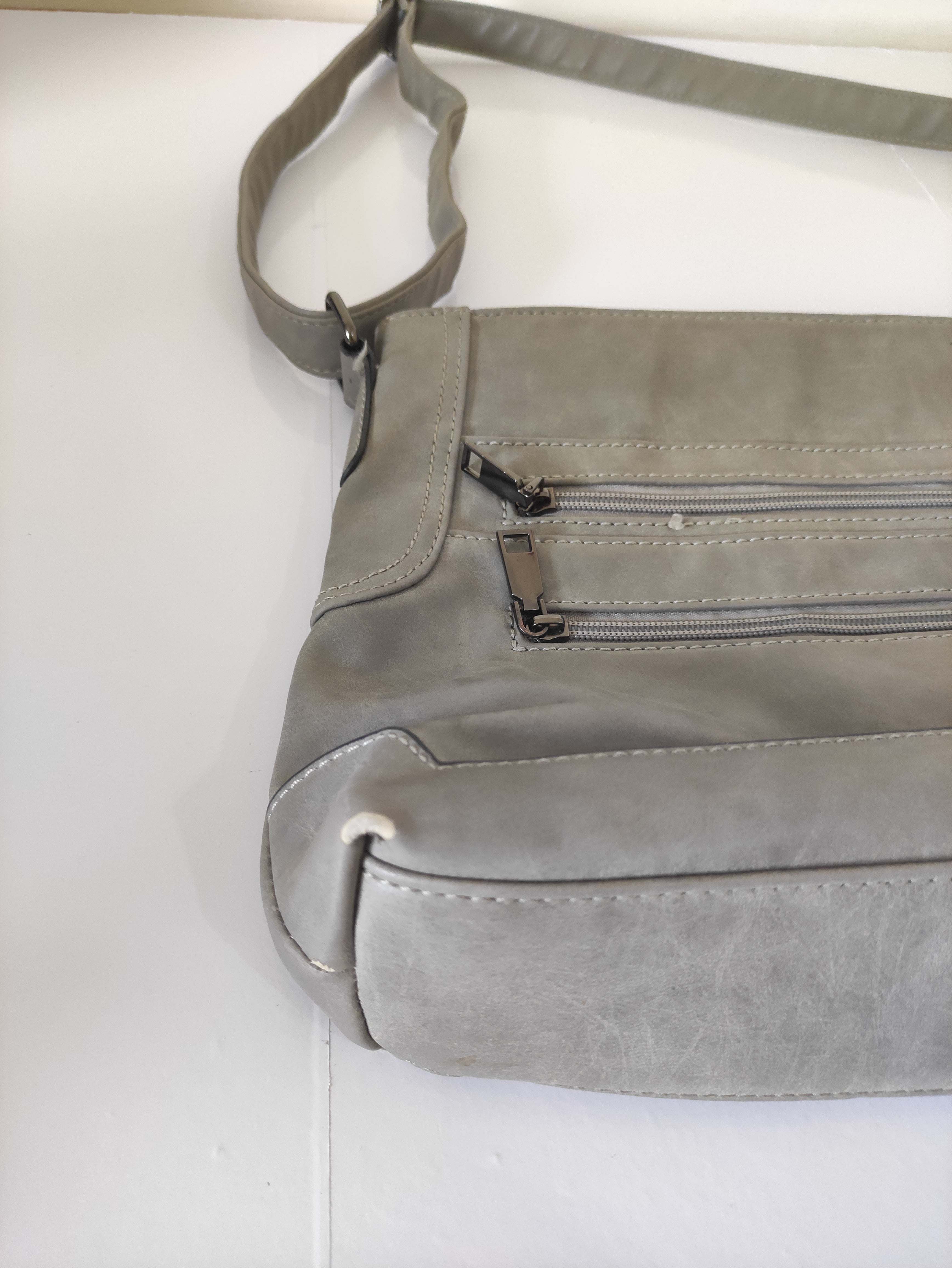 Grey Crossbody bag