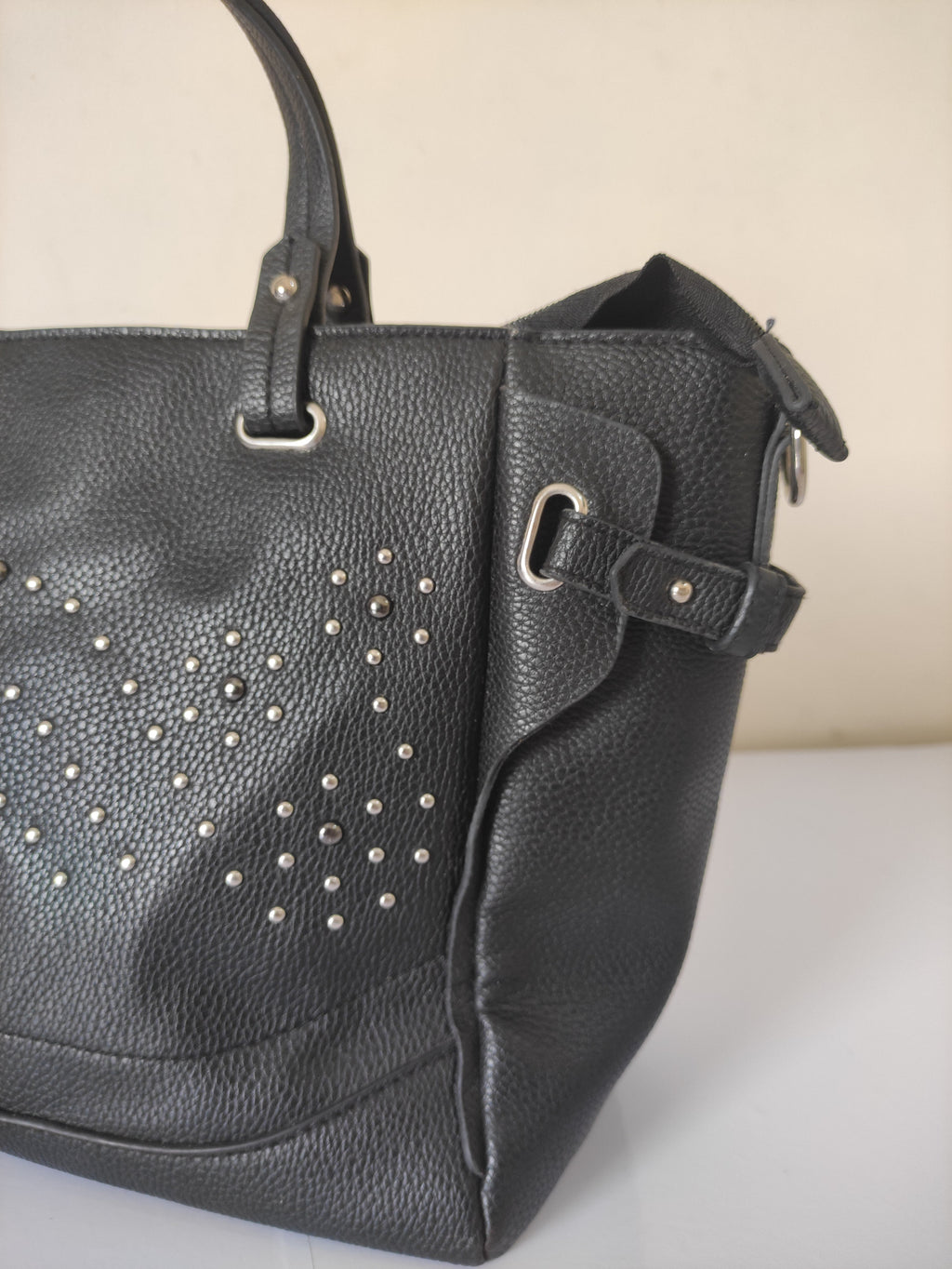 Black Studded Bag
