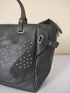 Black Studded Bag