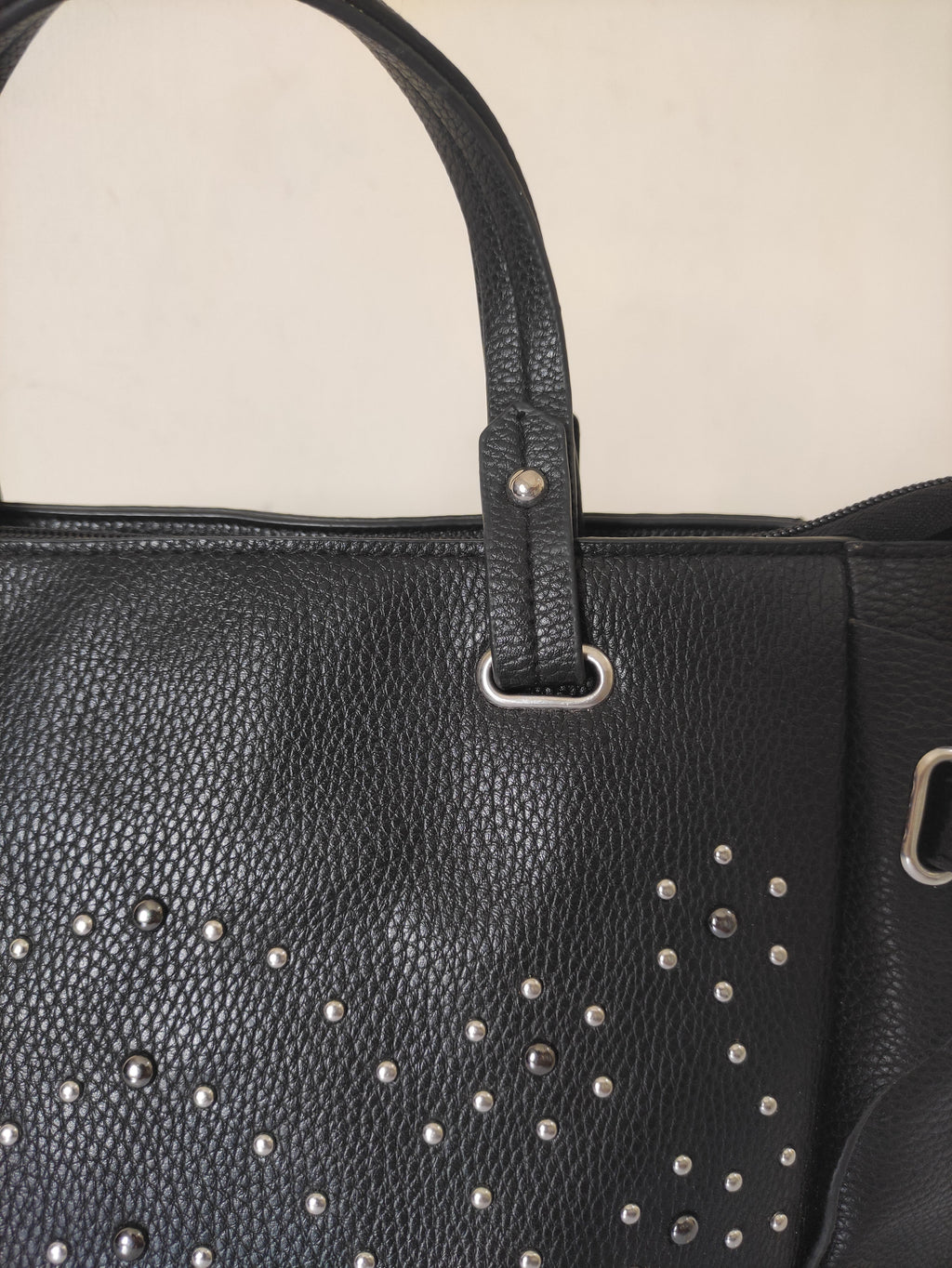 Black Studded Bag