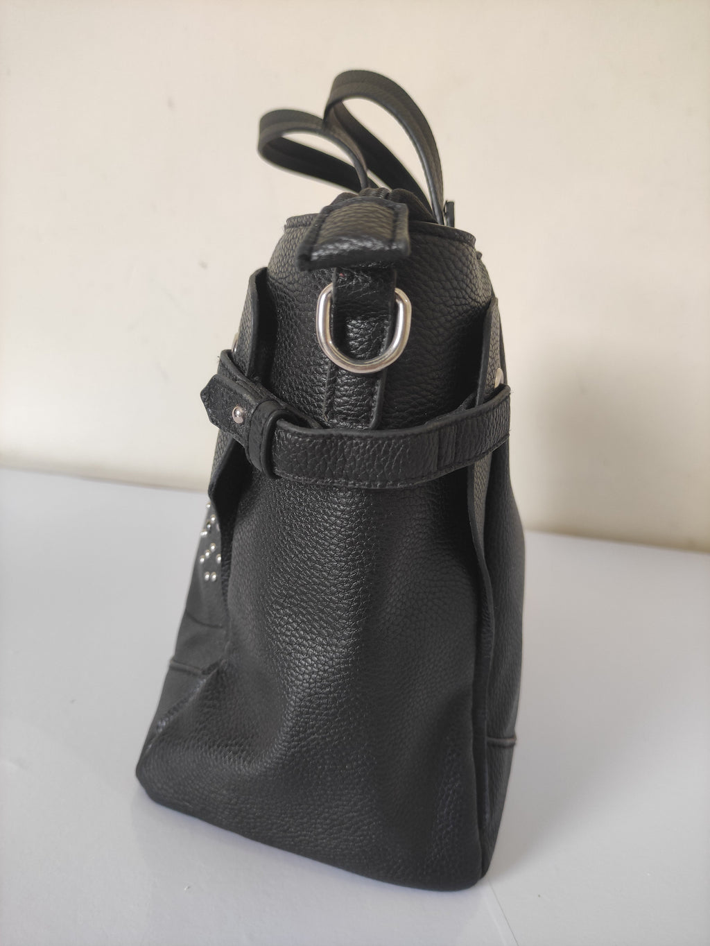 Black Studded Bag