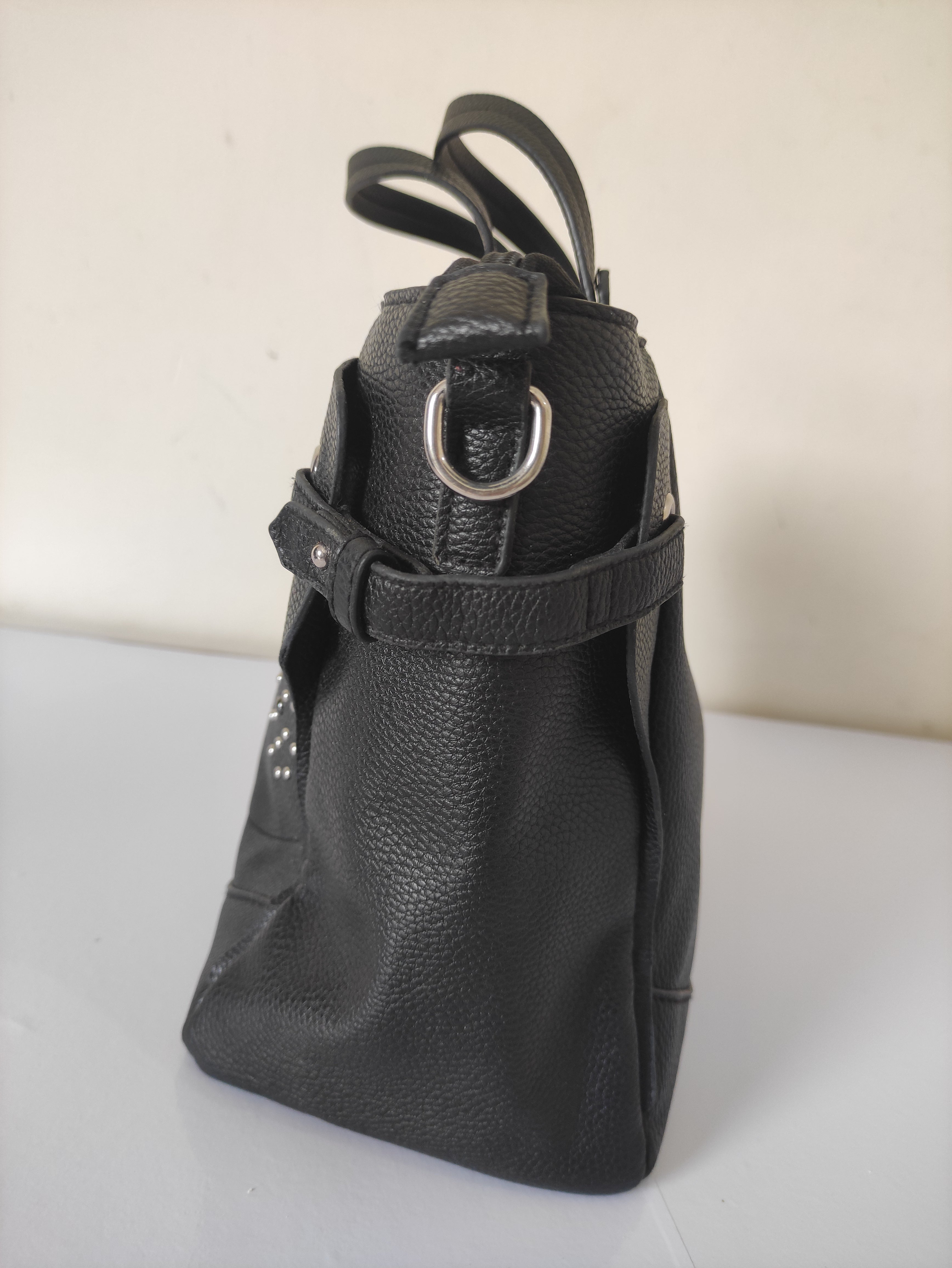 Black Studded Bag