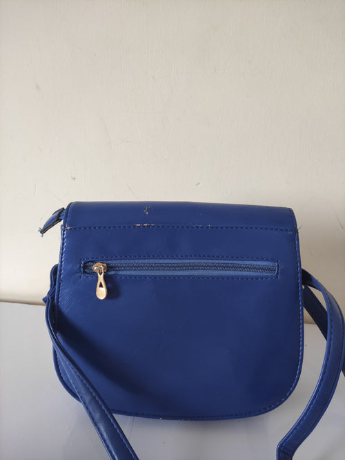 Blue Structured Bag