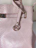 Pink Textured Bag