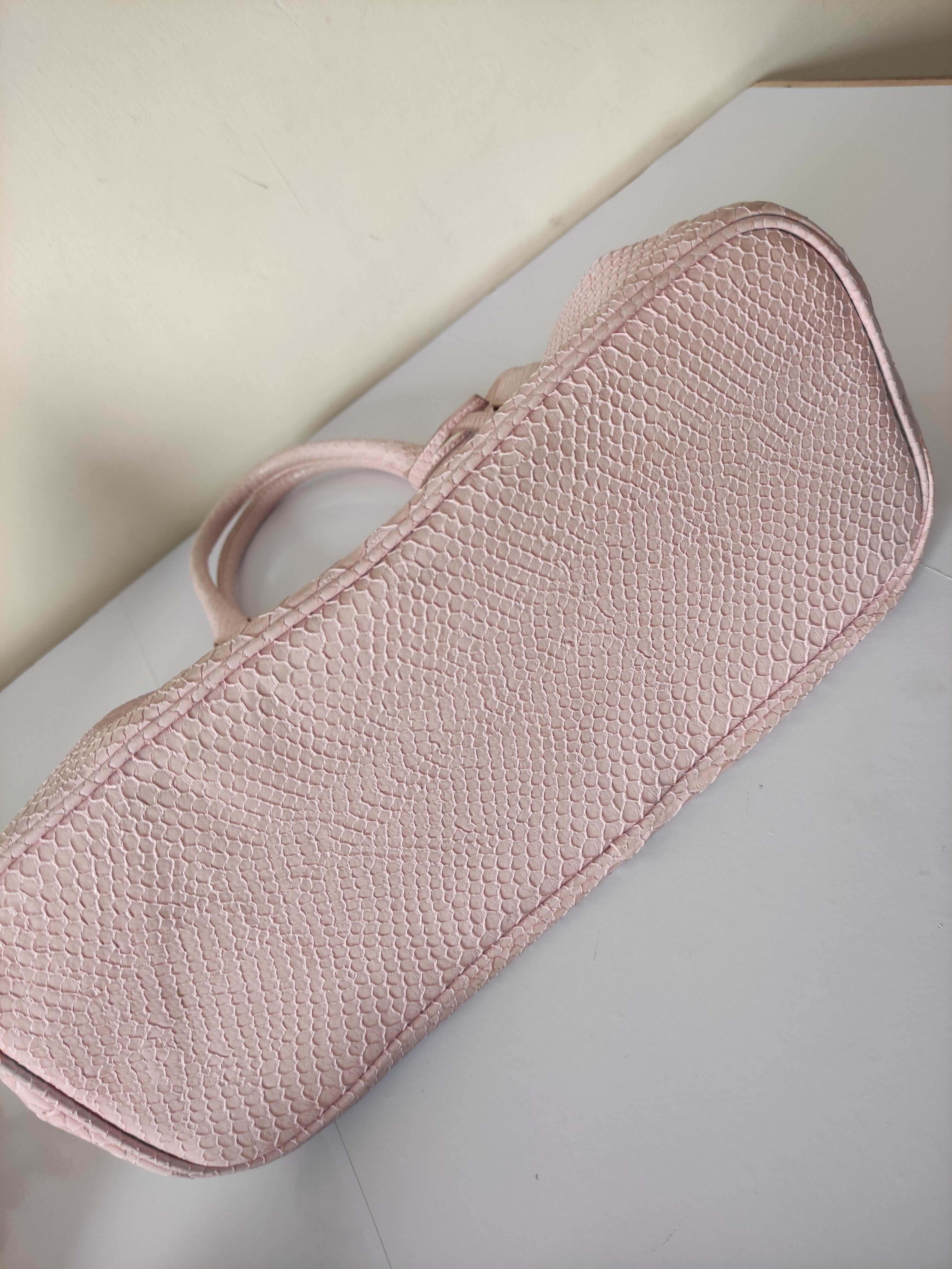 Pink Textured Bag
