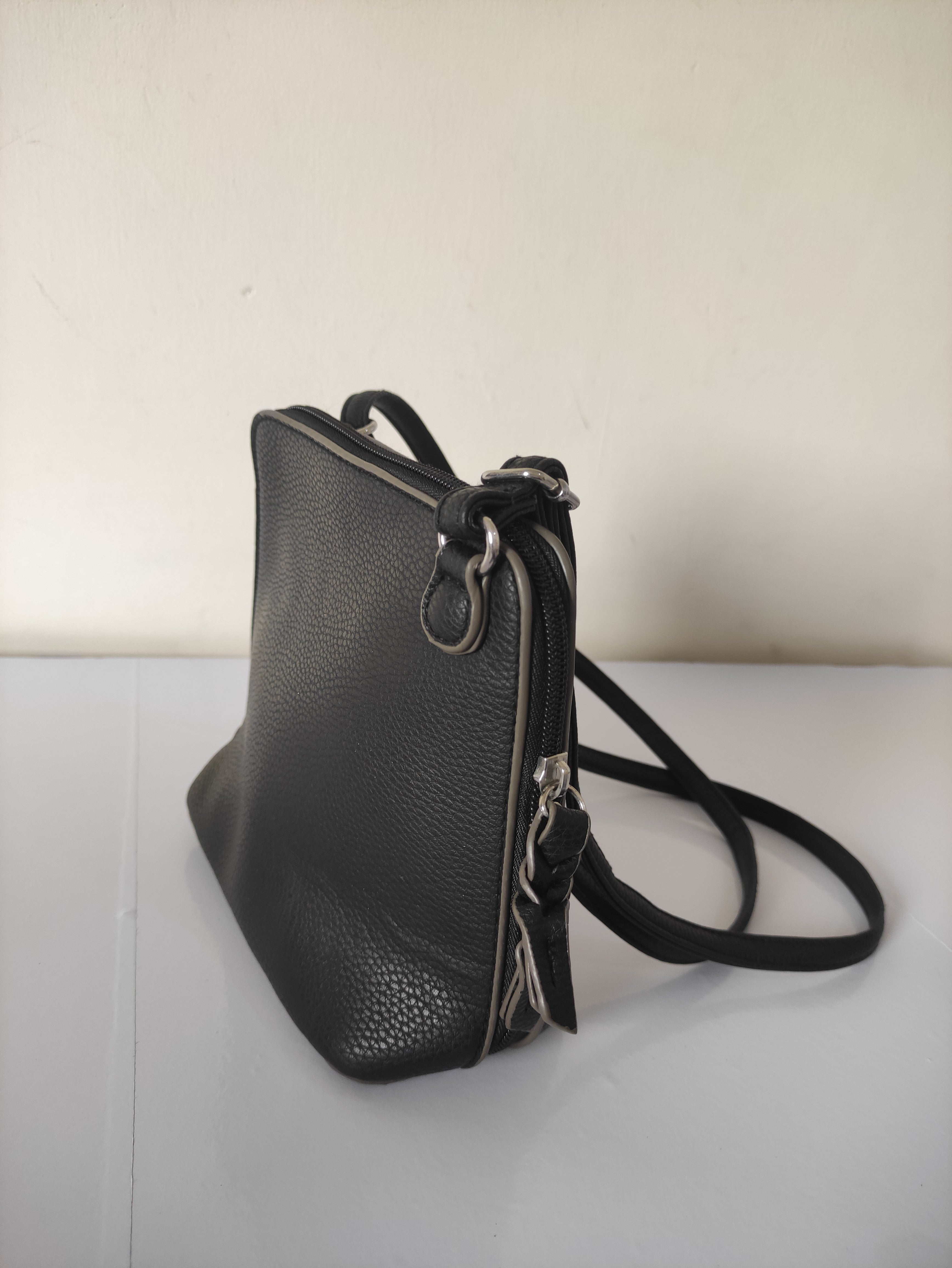 Modern Black Crossbody