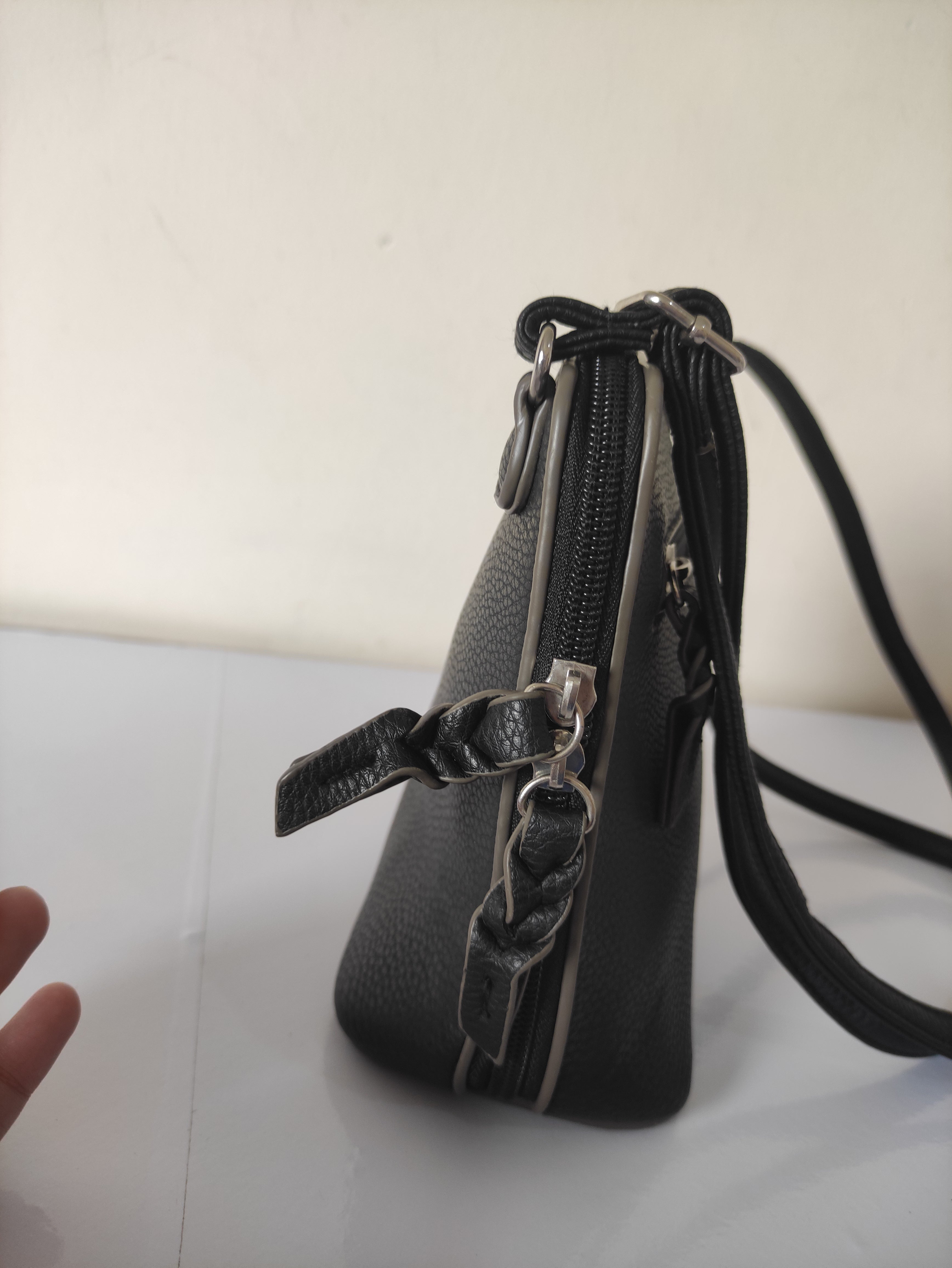 Modern Black Crossbody