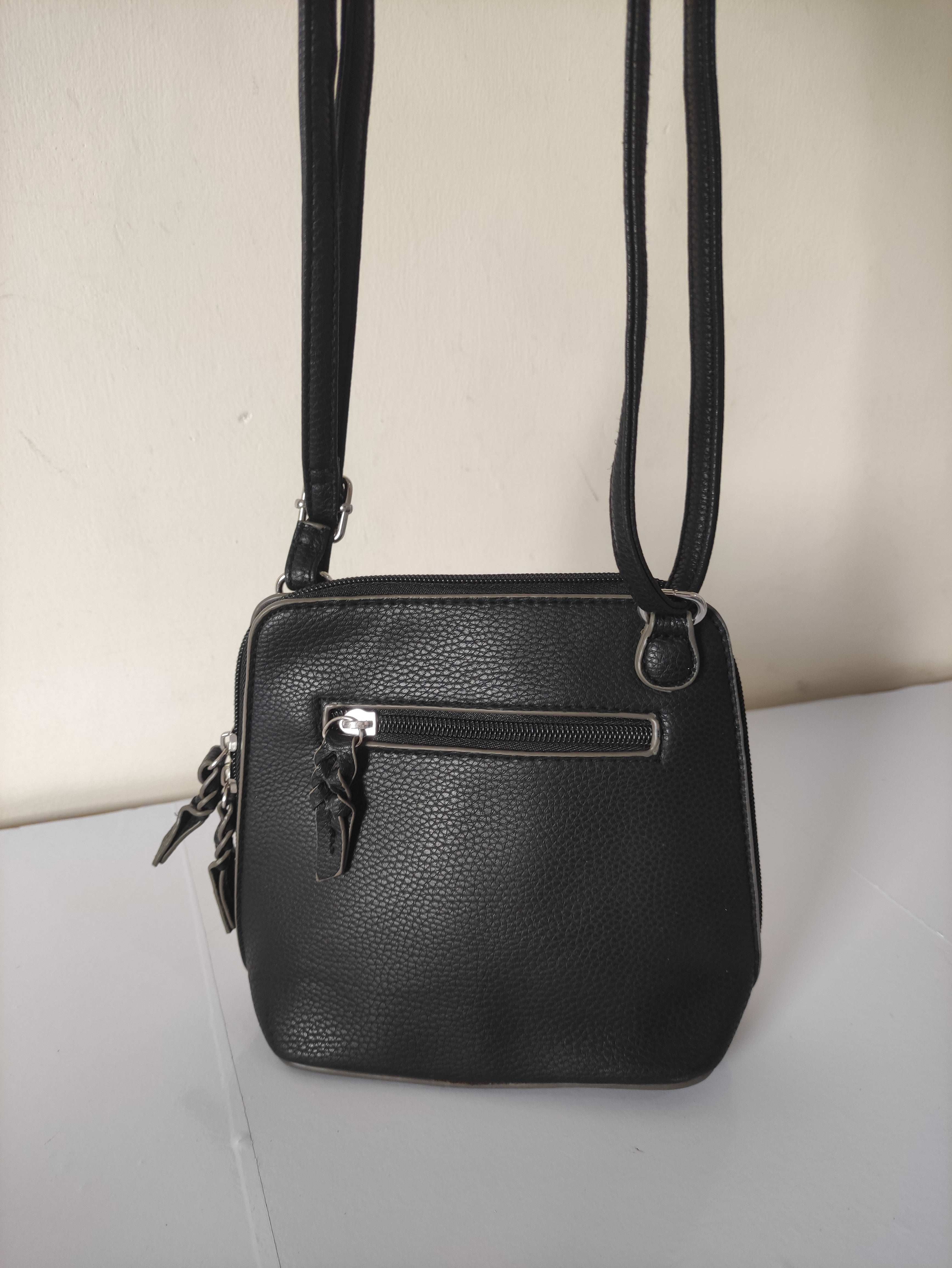 Modern Black Crossbody