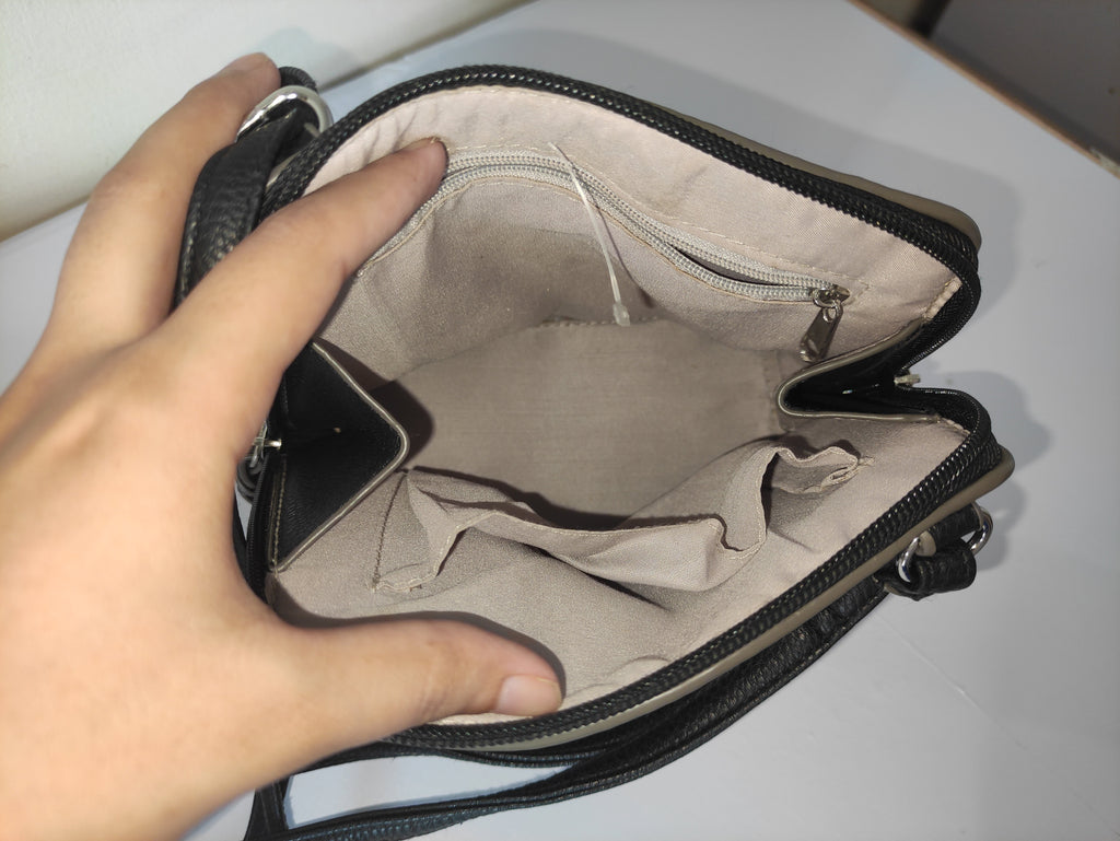 Modern Black Crossbody