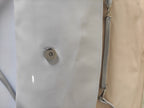 Glossy Silver Clutch