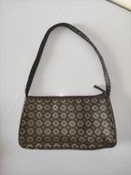 Brown Patterned Handbag