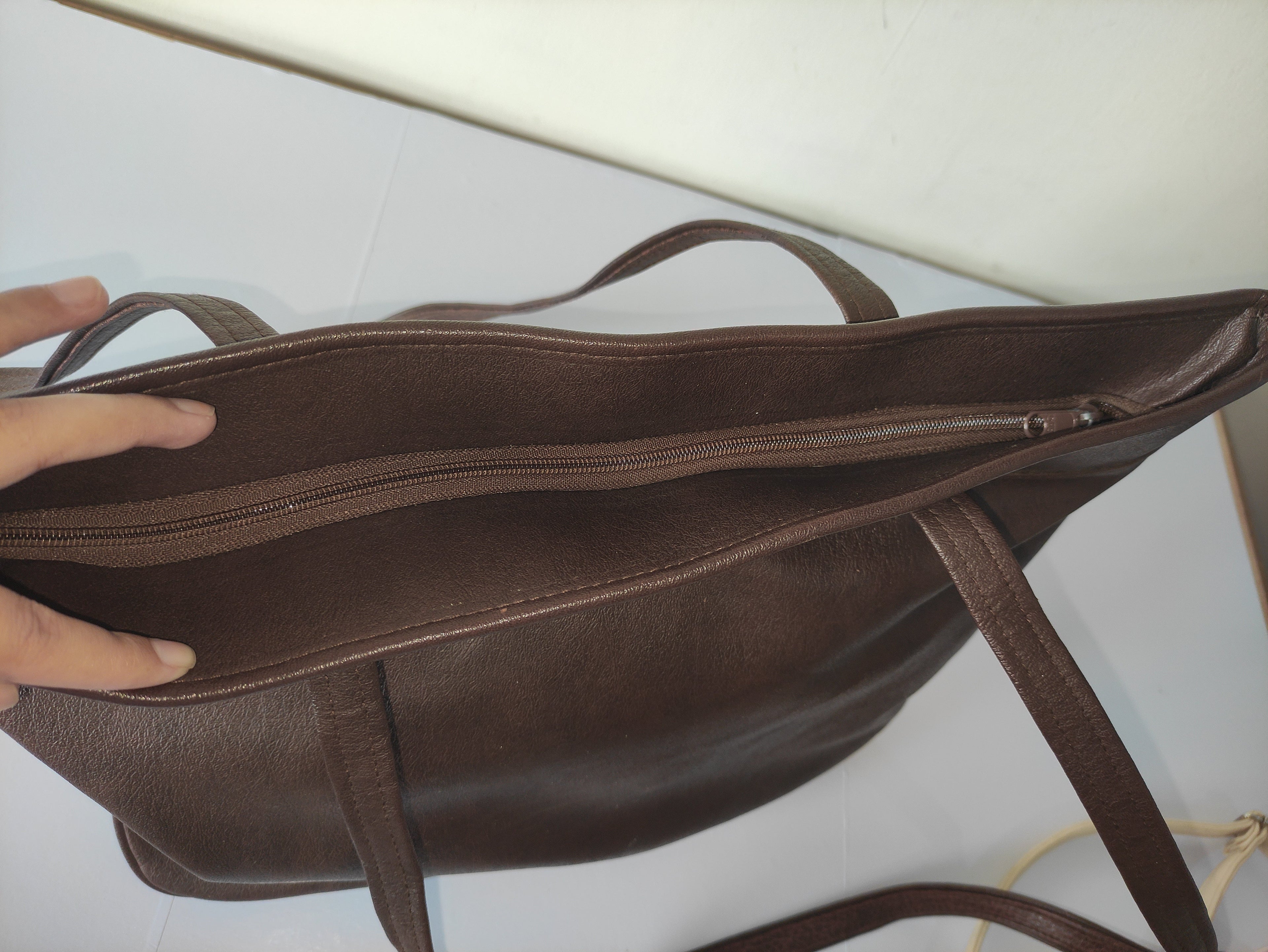 Vintage Leather Tote