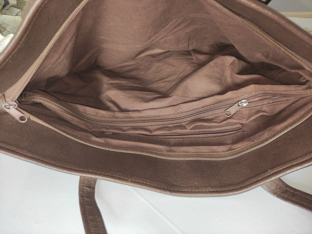Vintage Leather Tote