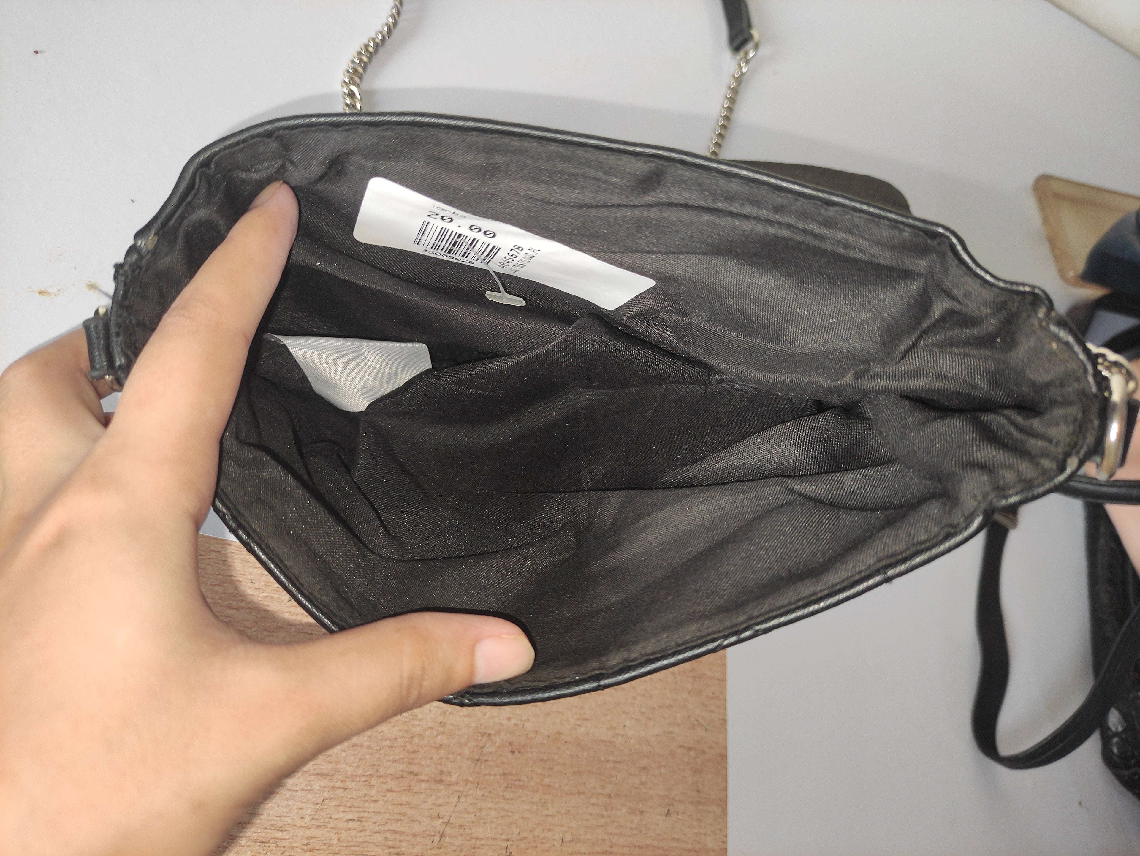 Black Quilted Bag