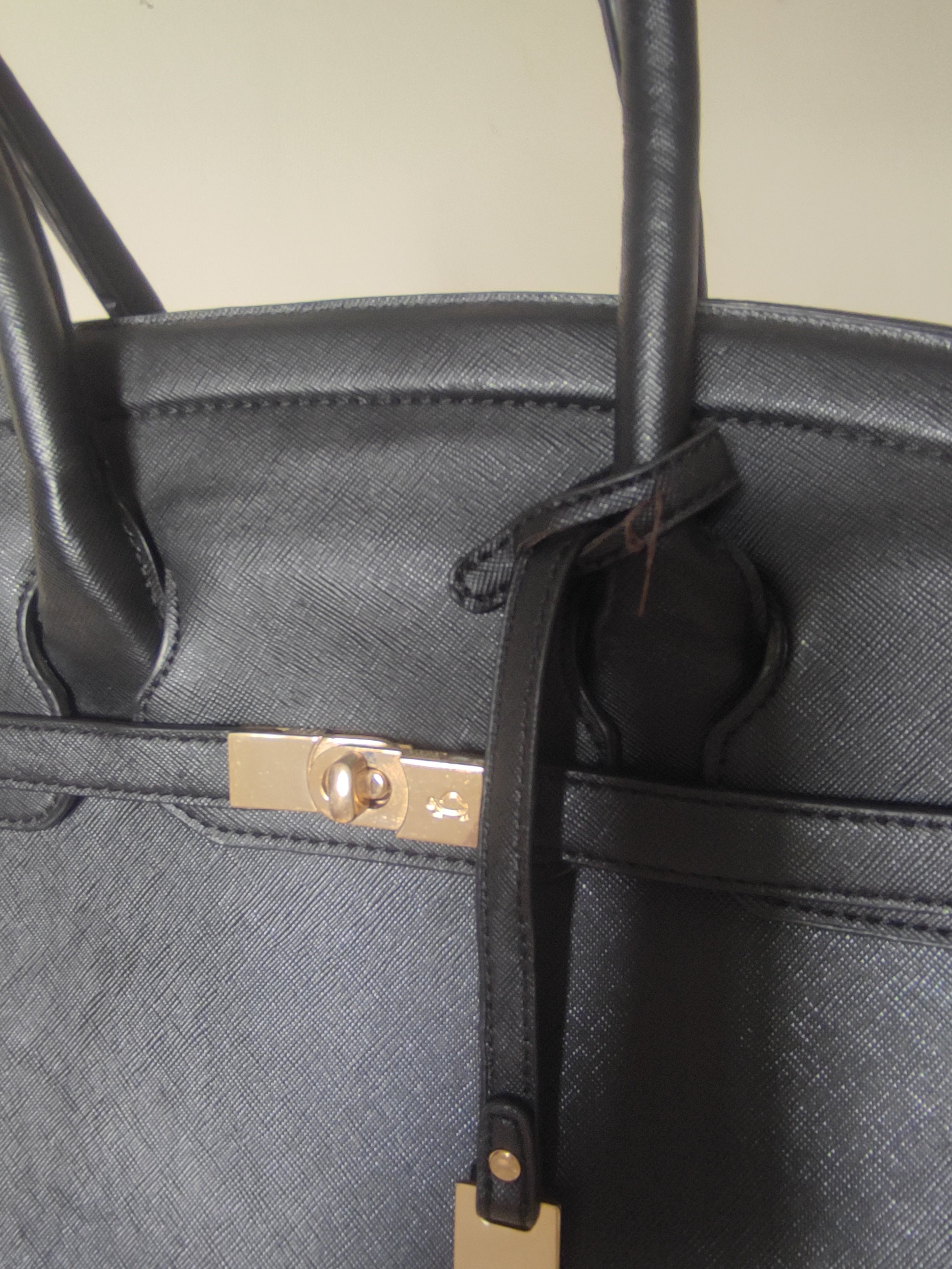 Black Structured Bag