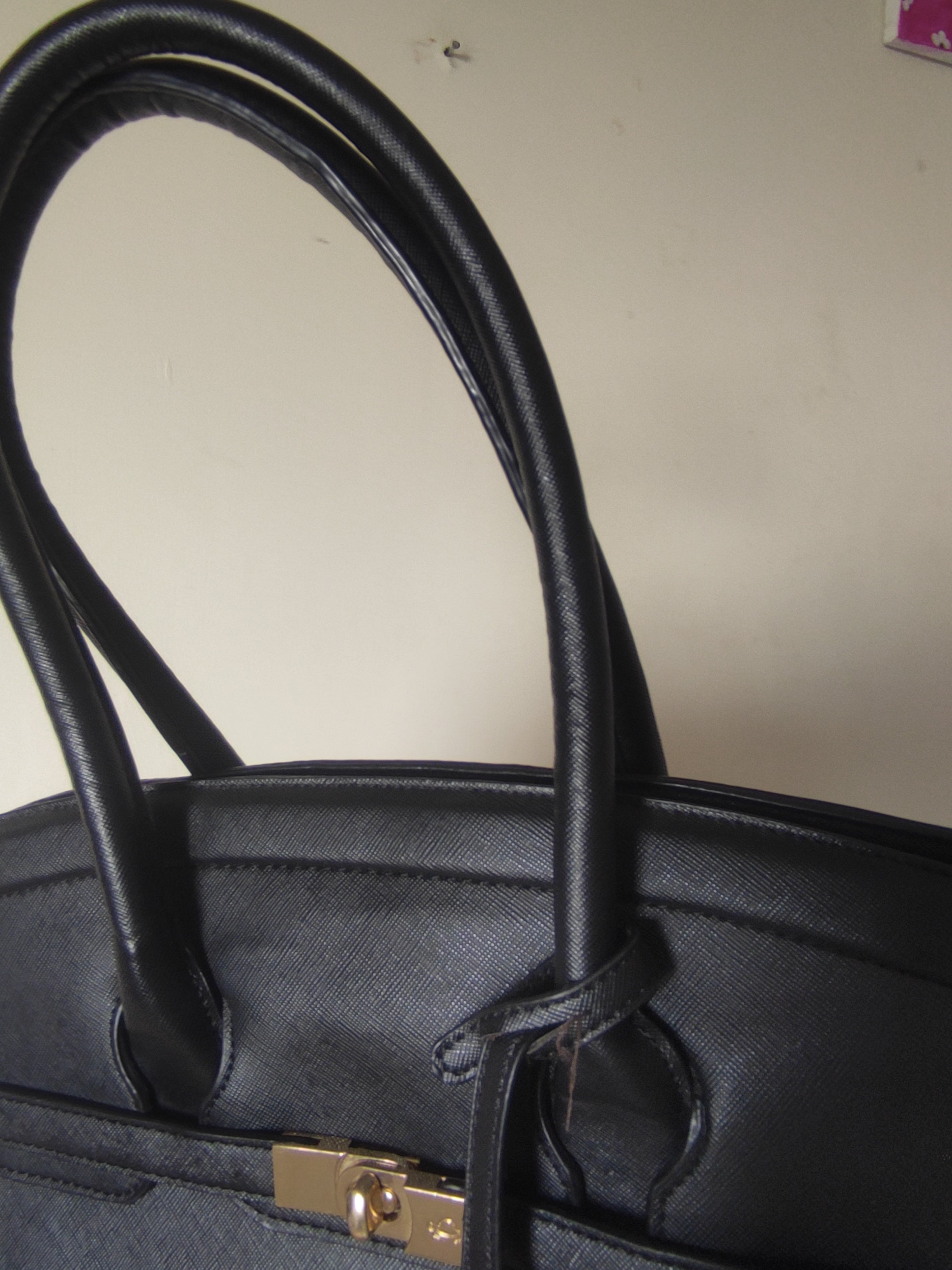 Black Structured Bag