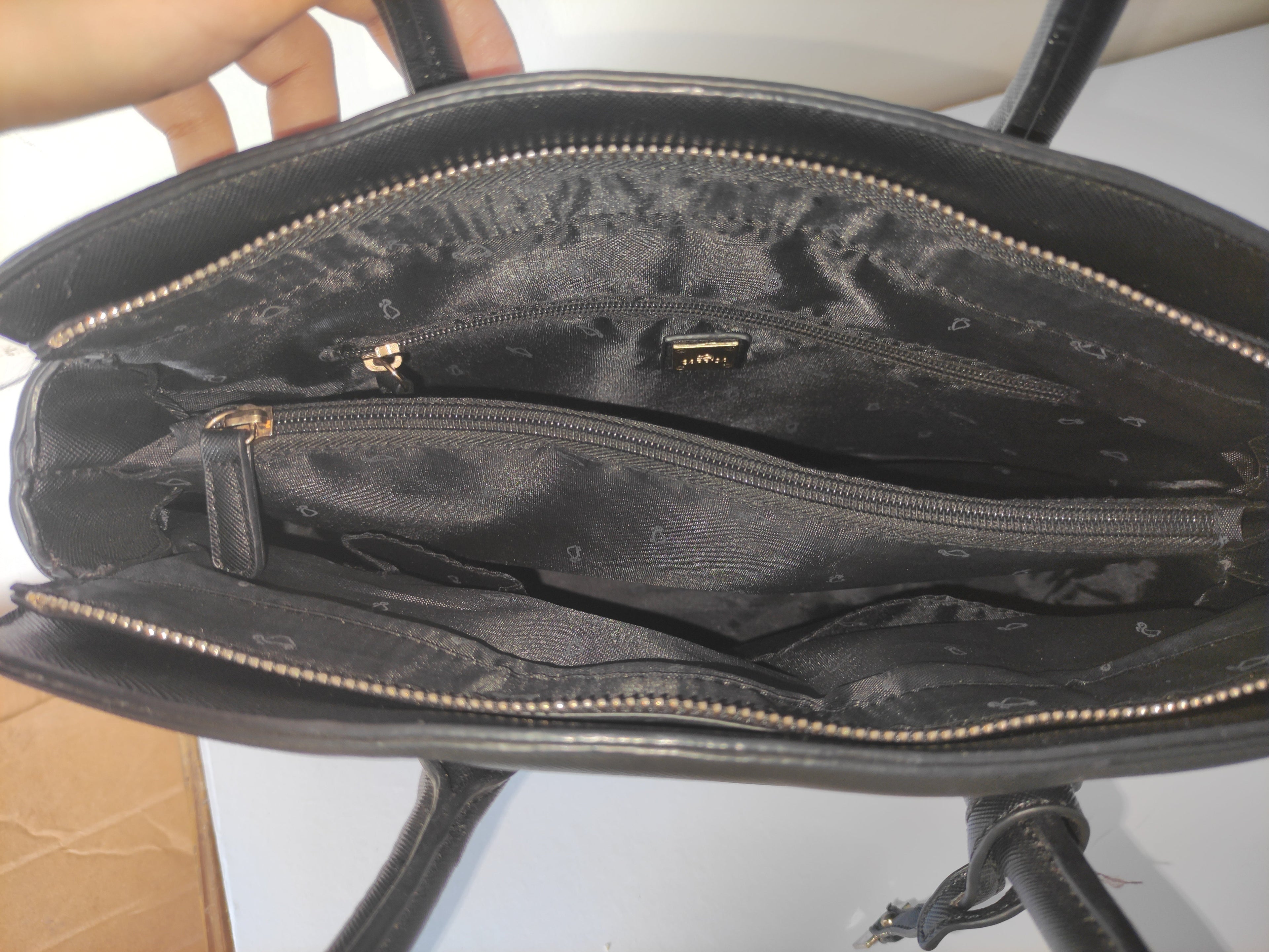 Black Structured Bag