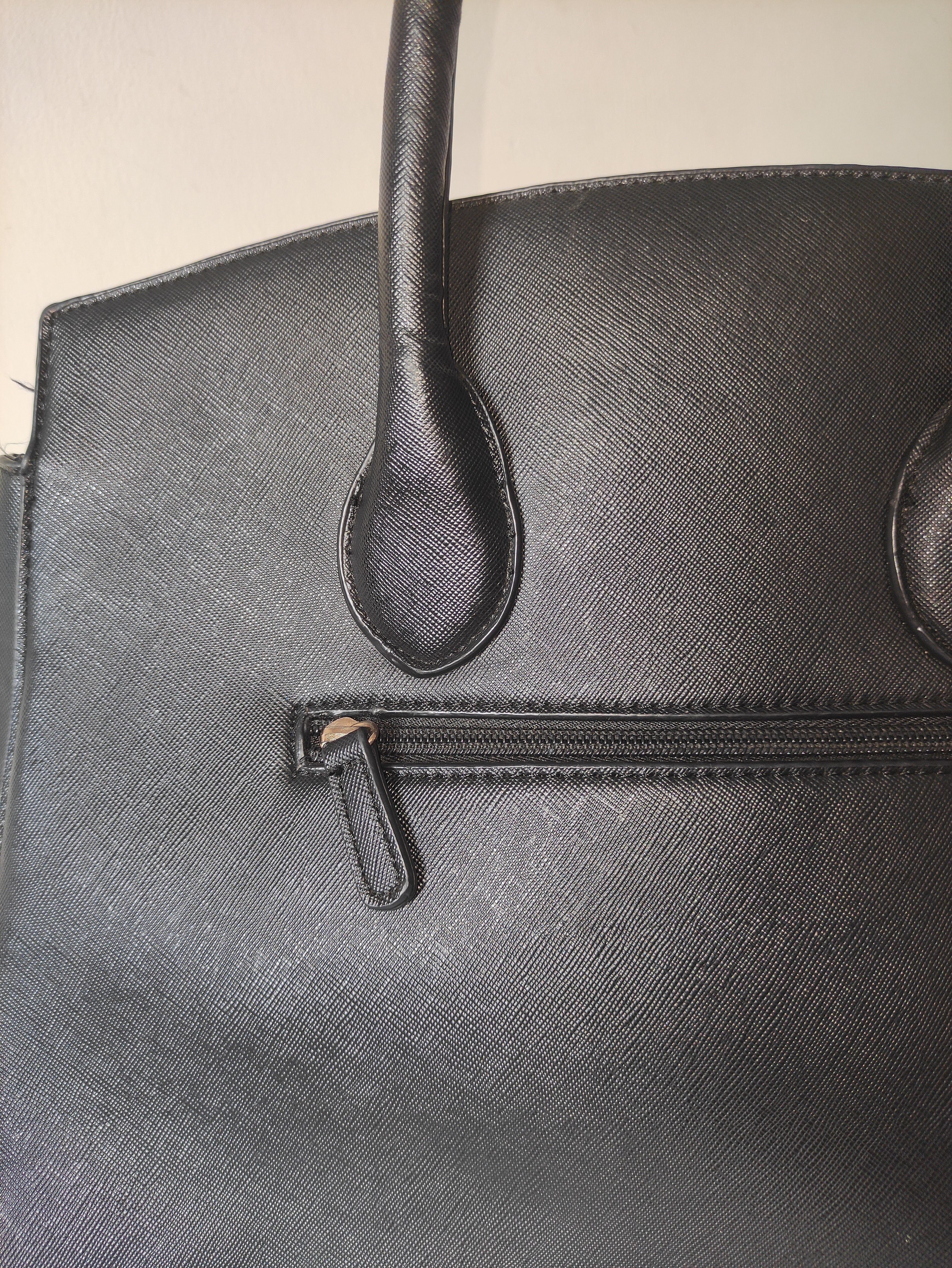 Black Structured Bag
