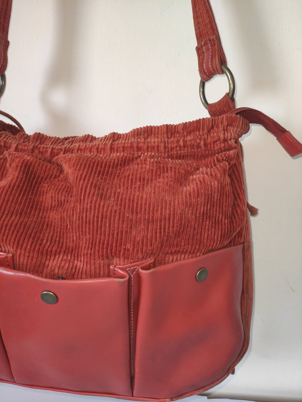 Velvet Cord Tote