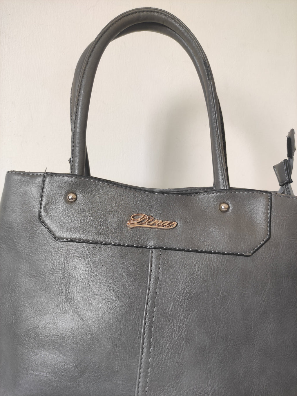 Grey Shoulder Bag