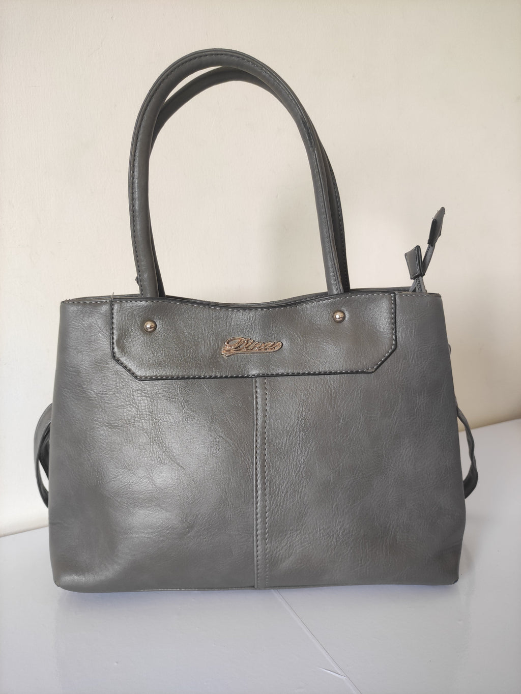 Grey Shoulder Bag